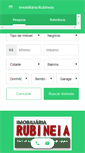 Mobile Screenshot of imobiliariarubineia.com.br
