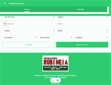 Tablet Screenshot of imobiliariarubineia.com.br